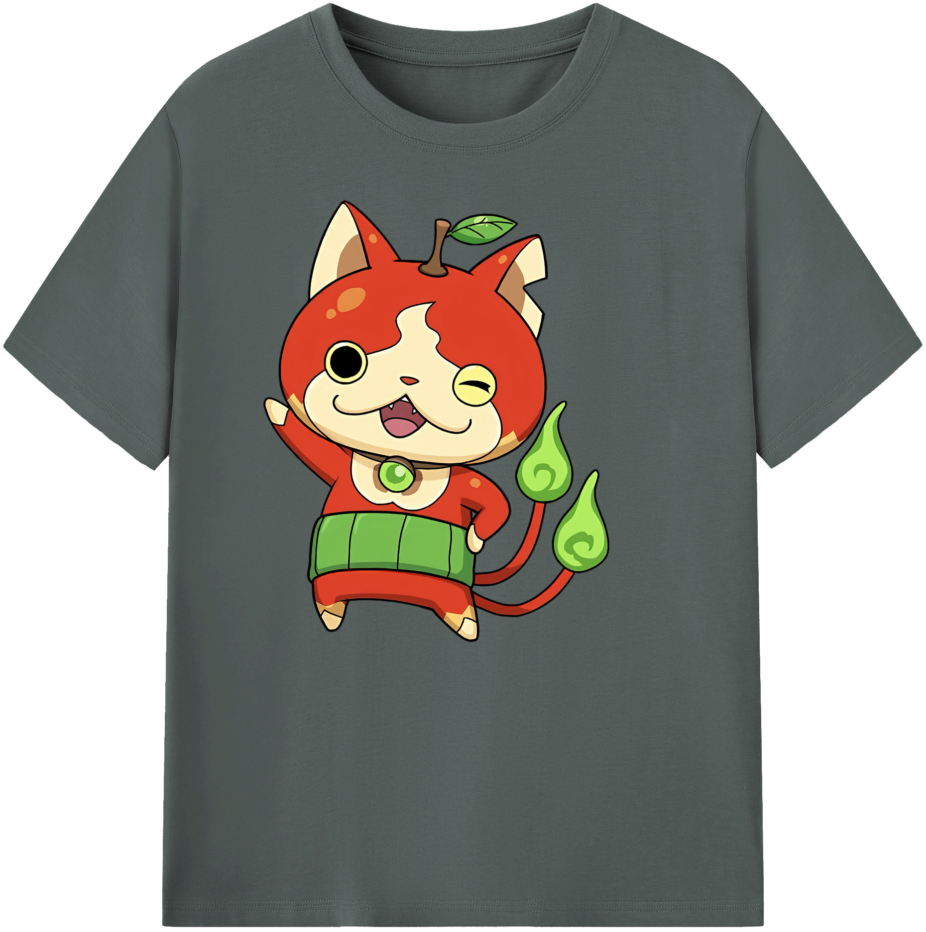 （画像用） 妖怪ウォッチ Yo-kai Watch 綿100％ メンズ半袖Tシャツ｜肌触りやわらか＆通気性